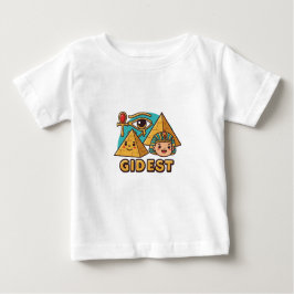 Camiseta De Bebé Cartoon Pharaoh & Eye of Horus T-Shirt Design