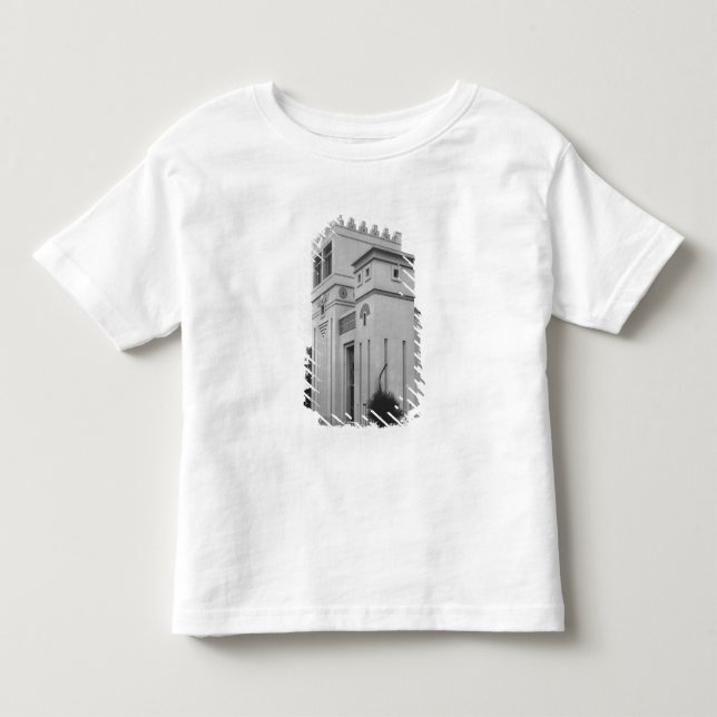 Camiseta De Bebé Casa asiria, exposición universal, París (Anverso)