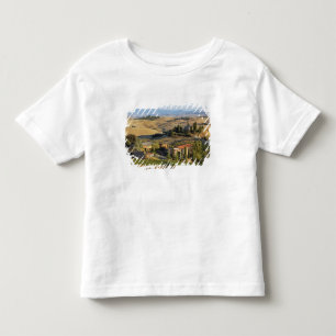 Camiseta De Bebé Casa Belvedere al atardecer, San Quirico d'Orcia
