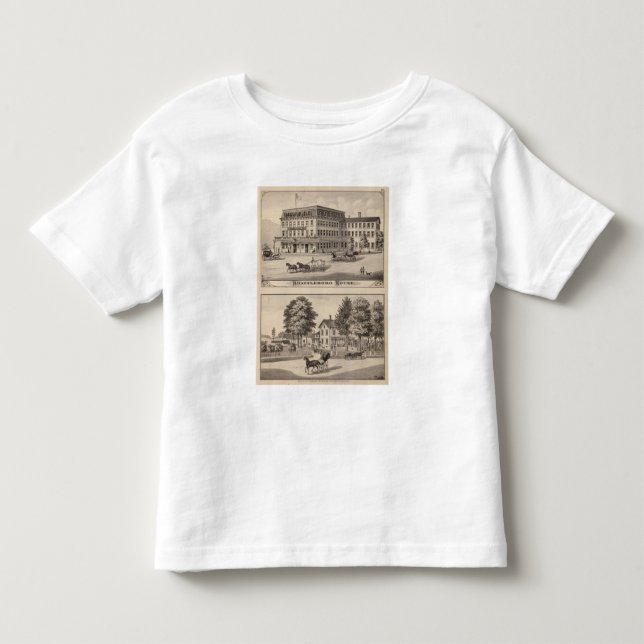 Camiseta De Bebé Casa de Brattleboro (Anverso)