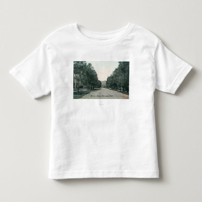 Camiseta De Bebé Casa de campo de ViewDeer de la avenida de (Anverso)