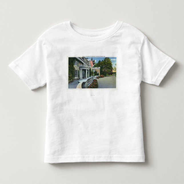 Camiseta De Bebé Casa de Franklin D Roosevelt (Anverso)