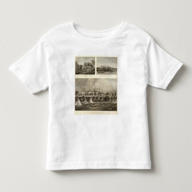 Camiseta De Bebé Casa de Gregory, Doane, residencias de Thompson (Anverso)