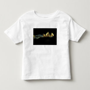 Camiseta De Bebé Casa de la Ópera de Sídney por la noche, Nueva Gal