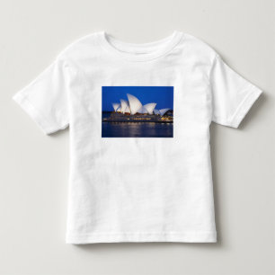 Camiseta De Bebé Casa de la Ópera de Sydney de Noche, Sydney, Nueva
