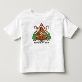 Camiseta De Bebé Casa de pan de jengibre