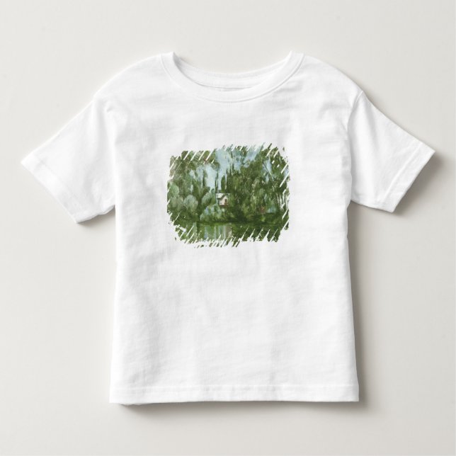 Camiseta De Bebé Casa de Paul Cezanne el | en los bancos del Marne, (Anverso)