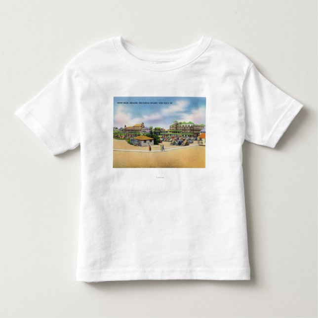 Camiseta De Bebé Casa del océano, trituradores, y argumentos del (Anverso)