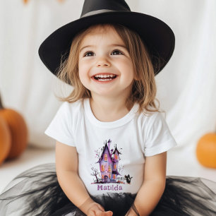 Camiseta De Bebé Casa embrujada fiesta de cumpleaños de Halloween