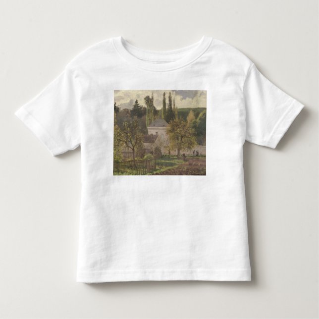 Camiseta De Bebé Casa en la ermita, Pontois de Camille Pissarro el (Anverso)