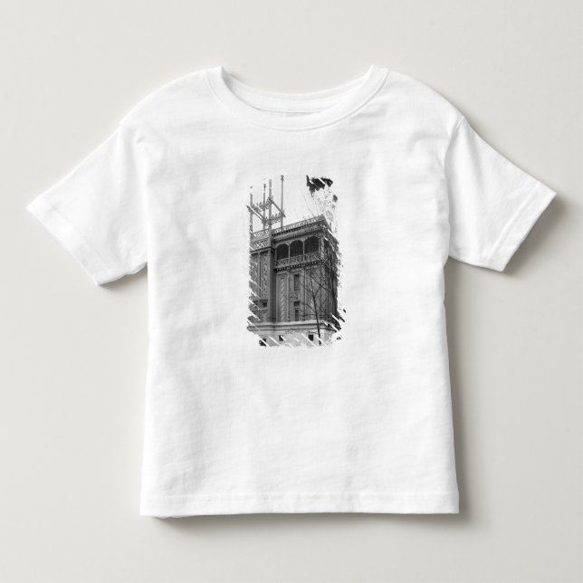 Camiseta De Bebé Casa fenicia, exposición universal, París (Anverso)