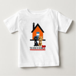 CAMISETA DE BEBÉ CASA PARA NIÑOS