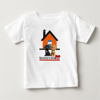 CAMISETA DE BEBÉ CASA PARA NIÑOS