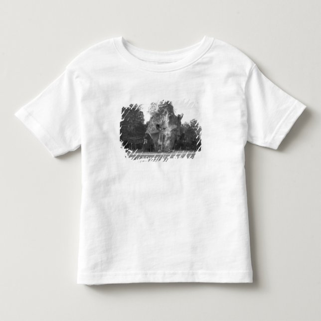 Camiseta De Bebé Casa prehistórica (Anverso)