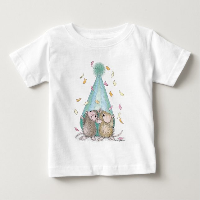 Camiseta De Bebé Casa-Ratón Designs® - (Anverso)