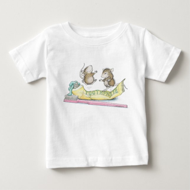 Camiseta De Bebé Casa-Ratón Designs® - ropa (Anverso)