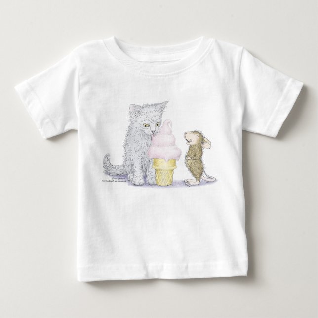 Camiseta De Bebé Casa-Ratón Designs® - ropa (Anverso)