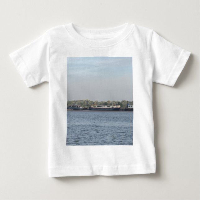 Camiseta De Bebé Casas flotantes (Anverso)