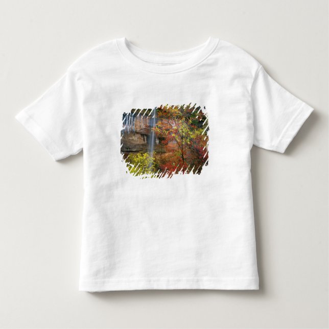 Camiseta De Bebé Cascada, arce grande (Anverso)