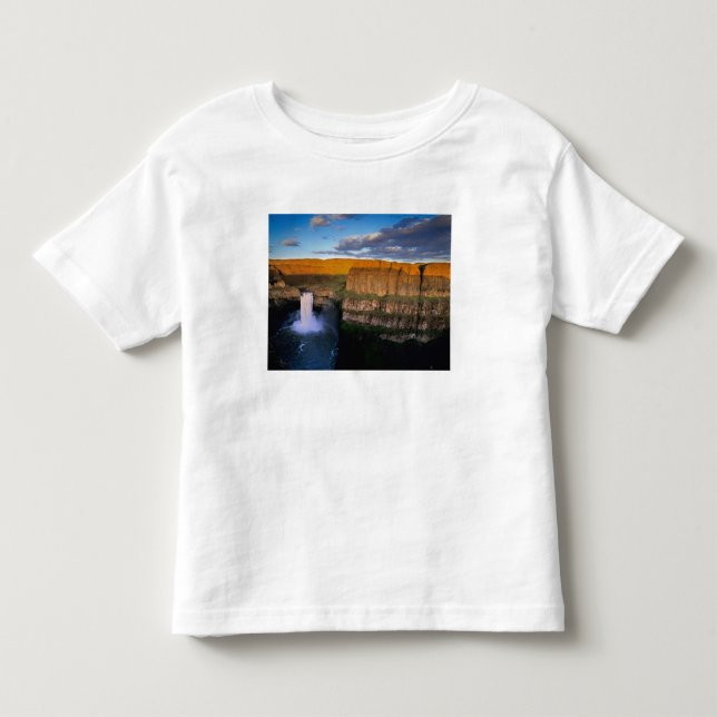 Camiseta De Bebé Cascada Palouse en Washington (Anverso)
