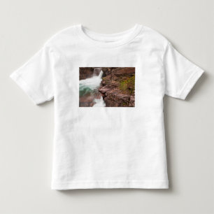 Camiseta De Bebé Cascada St Mary en el Parque Nacional Glaciar en