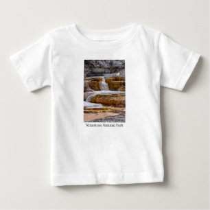 Camiseta De Bebé Cascadas de Mammoth Springs