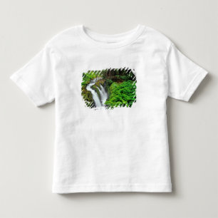 Camiseta De Bebé Cascadas Sol Duc en el Parque Nacional Olímpico en