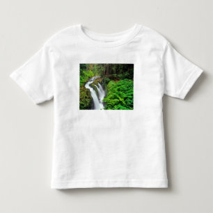 Camiseta De Bebé Cascadas Sol Duc en el Parque Nacional Olímpico en