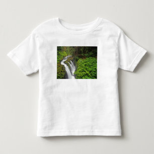 Camiseta De Bebé Cascadas Sol Duc en el Parque Nacional Olímpico en