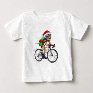 Camiseta De Bebé Cascanueces Ciclista Navidad Bicicleta Navidades D