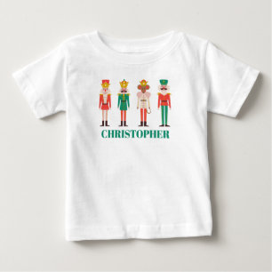 Camiseta De Bebé Cascanueces Navideño Festivo 