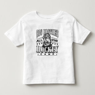 Camiseta De Bebé Casco blanco del campamento de hockey del Gran Her