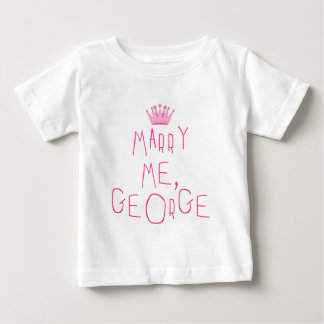 Camiseta De Bebé Cáseme, George