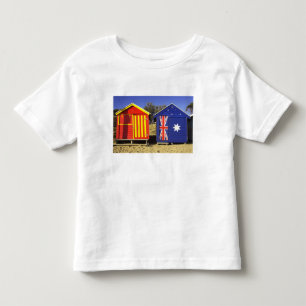 Camiseta De Bebé Casetas de baño, playa Middle Brighton, Puerto 2