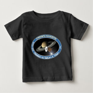 Camiseta De Bebé CASSINI - HUYGENS: Misión a Saturno y Titán