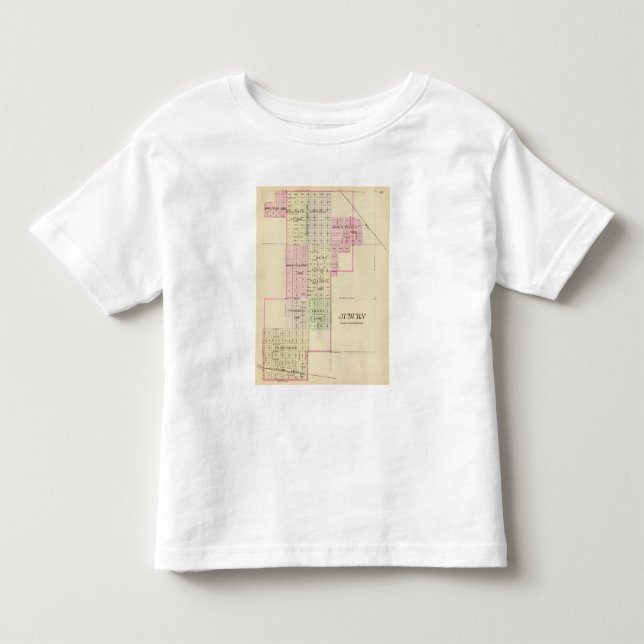 Camiseta De Bebé Castaño, Nebraska (Anverso)