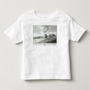 Camiseta De Bebé Castillo de Carisbrook, isla del Wight, placa I