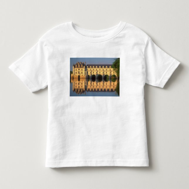 Camiseta De Bebé Castillo de Chenonceau, río Cher, Loir-et-Cher, (Anverso)