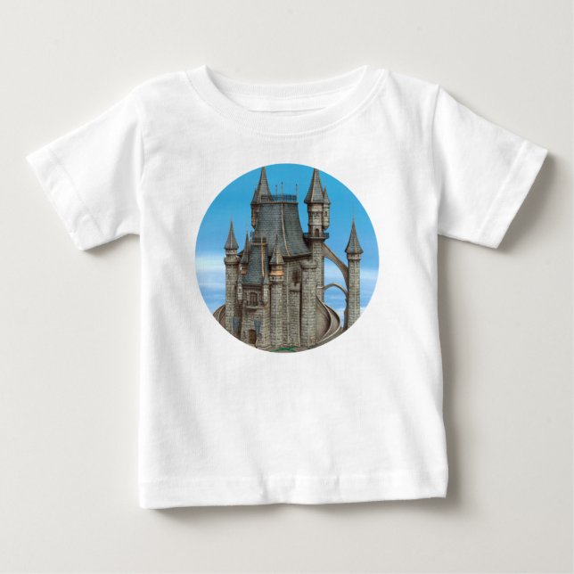 Camiseta De Bebé Castillo de Cuento de Hadas (Anverso)