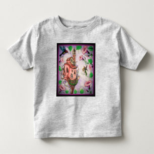 Camiseta De Bebé Castillo de hadas con Hummingbird