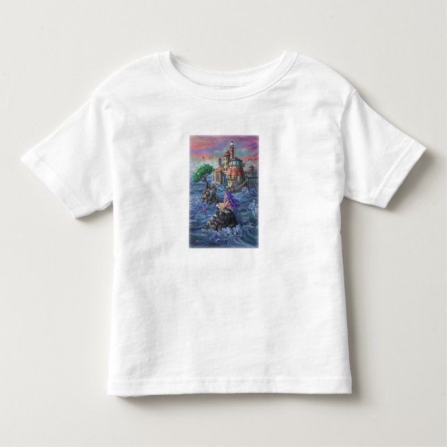 Camiseta De Bebé Castillo de Mermaid (Anverso)