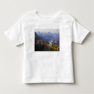 Camiseta De Bebé Castillo de Neuschwanstein   Alemania, Baviera