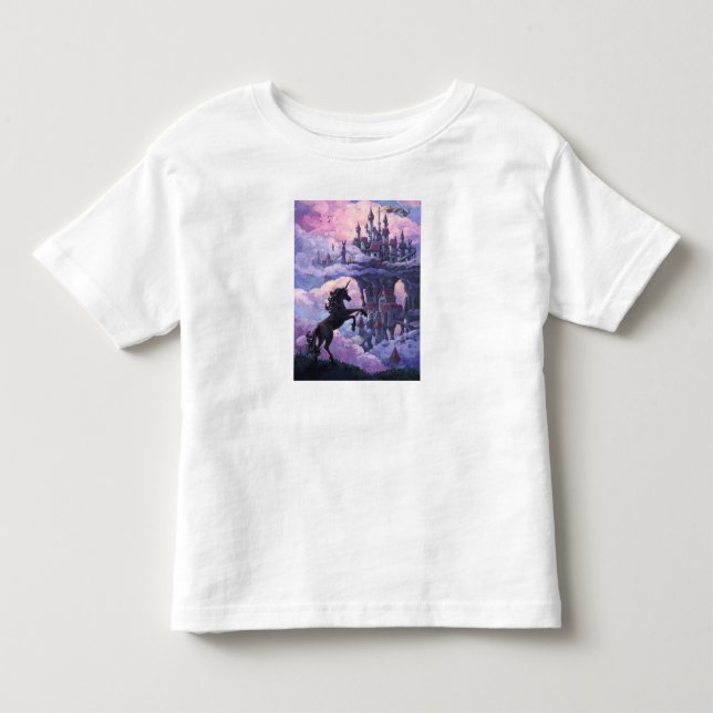 Camiseta De Bebé Castillo de Unicornio (Anverso)