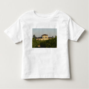 Camiseta De Bebé Castillo francés Lafleur Petrus y viñedo, en