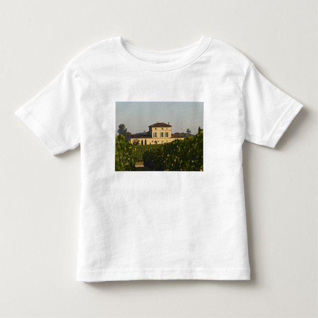 Camiseta De Bebé Castillo francés Lafleur Petrus y viñedo, en (Anverso)