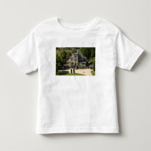Camiseta De Bebé Castillo Larnach, Dunedin, Nueva Zelanda - aéreo