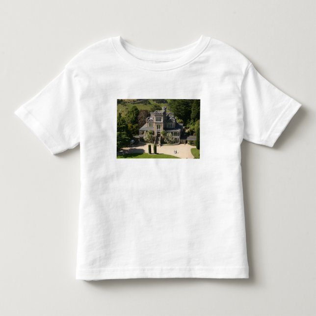 Camiseta De Bebé Castillo Larnach, Dunedin, Nueva Zelanda - aéreo (Anverso)