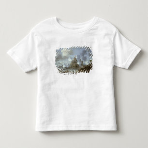 Camiseta De Bebé Castillo mediterráneo bajo cerco de los turcos