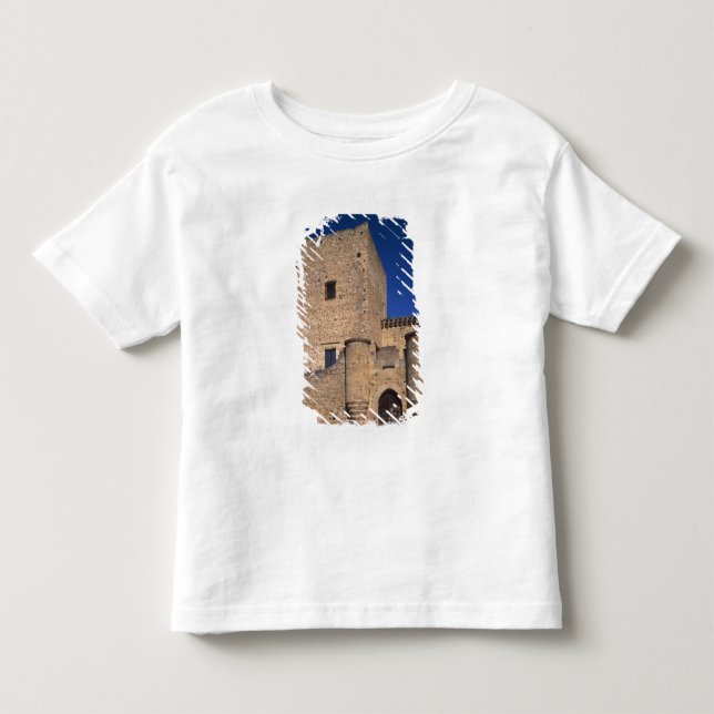 Camiseta De Bebé Castillo Pedraza, Castilla y León, España 2 (Anverso)