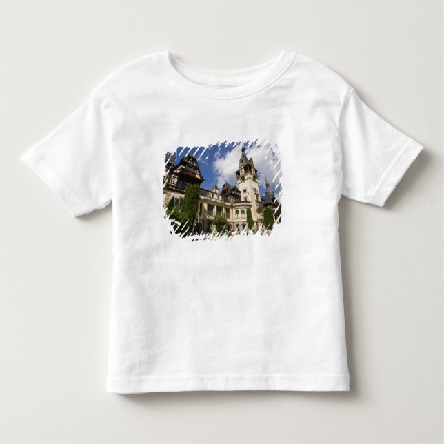 Camiseta De Bebé Castillo Peles del siglo XVIII, Sinaia, Rumania, 2 (Anverso)
